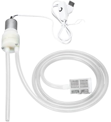 Kuntesetty Pompa Elettrica per Trasferimento di Vino, Sifone Automatico, Portatile E Compatto per L'imbottigliamento, Tubo Da 200 Cm