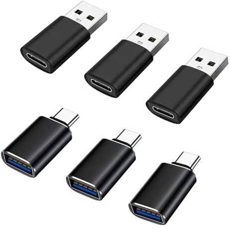 CQZYSM Adaptateur USB C vers USB et Micro USB vers USB C, Adaptateur USB A vers USBC pour Smart Phone, Tablette et Appareils USB-C, Connecteur Durable et Haute Vitesse