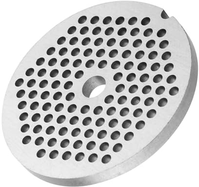 Garosa Lames De Hachoir à Viande Disques De Plaque De Hachoir à Viande Accessoires De Hachoir en Acier Inoxydable (Petit Trou Rond 3mm) pour Batteur sur Socle Et Hachoir à Viande