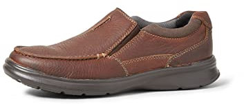 Clarks Herren Cotrell Free Slipper, Braun, 44 EU Weit