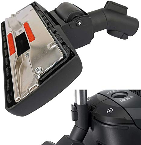 S8340 Dammsugare golvmunstycke kompatibel med Miele S3 S4 S5 S6 S7 S8 Serie/Classic C1/Compact C1 C2/Komplett C1 C2 C3 med låsning – parkeringsanordning – 35 mm