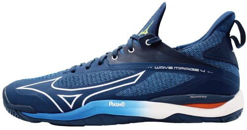 Mizuno Wave Mirage 4 unisex - vuxen Handbollsskor Training, Darkdenim vit Sibis, 40 EU