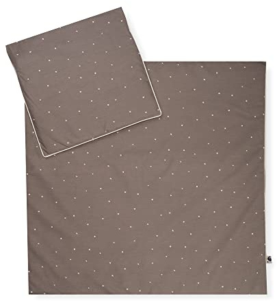 Julius Zöllner Babybettwäsche 100% Organic Baumwolle, Standard 100 by OEKO-TEX, made in Germany, Gr. 80x80 + 35x40 cm, Wild Dots