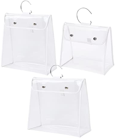 Alipis Transparenter Pvc Handtaschen Organizer Hängebeutel Staubdicht Schranktasche S/m/l Für Damen Aufbewahrung