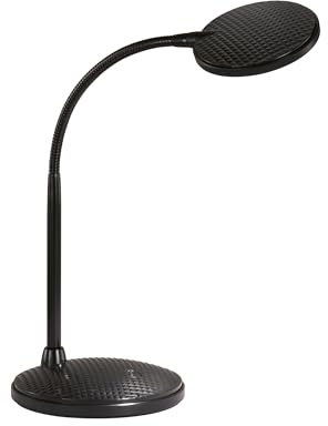 Fischer & Honsel Tischleuchte, Work | schwarz| B: 14,50 cm, H: 36,50 cm | Ausladung Wand: 22,00 cm| mit Schalter| 1x HV-LED 4,5W 3000 K inkl.| 450 lm| EEG: F | 50743