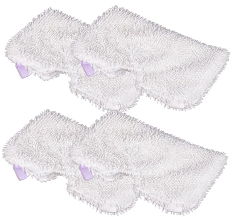 Rediboom 4 Pack S3501 Mop Pads Compatible with Shark Steam Mop S2901 S3901 S3501 S3601 S3701 S3801 S3455 S3550 S3502 Cleaner