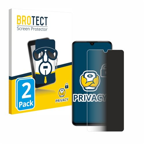brotect Protection Anti-Espion pour Huawei P30 lite | 2 Pièces Anti-Spy Protection d'écran Made in Germany Privacy Film Écran de Confidentialité Clair