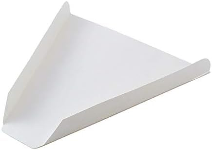 Pizza Slice Tray Fast Food - Disposable, Cardboard Holder, Deli Tray, Takeaway (100)