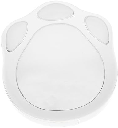 Healeved Halloween White Contact Lenses Case Box Lightweight Cat Claw Design for Outdoor Lens Storage