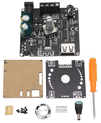 Gavigain Bluetooth 5.1 Amplifier Stereo Speaker, App Controlled, Dual Channel Sound, 360° Surround Sound, USB, AUX, Home Entertainment System