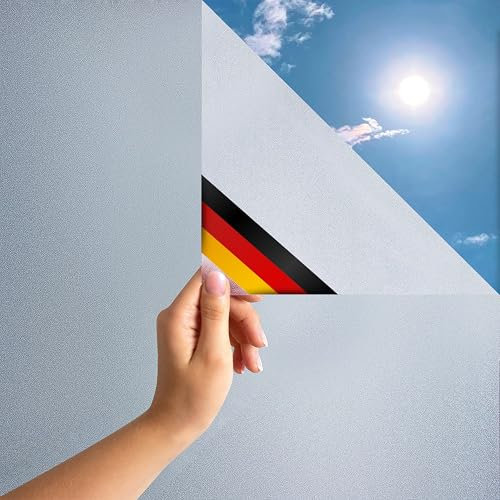 MARAPON® Fensterfolie Blickdicht von außen [1.18x2 m] inkl. eBook und Videoanleitung - Klebefolie Sichtschutzfolie für Fenster - Milchglasfolie - Folie für Fenster Sichtschutz Küche Bad Büro