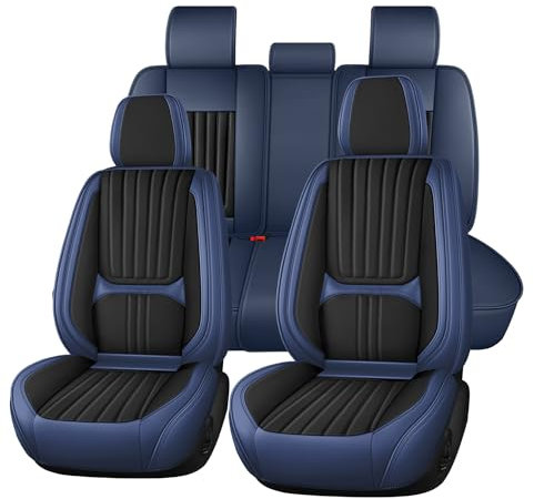 Roguzm Autositzbezüge Universal passend für Opel Astra J Astra K Astra H Astra G Astra-H Sri Astra J Sports Tourer Vollschutz Nappa Sitzbezüge
