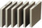 STEBRUAM Lot de 6 éponges de ponçage, 80/120/180/220/320/400, 6 spécifications différentes, lavables et réutilisables, Lot de Papier abrasif pour métal, Bois et Mur