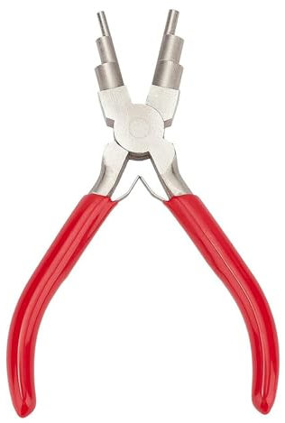 YCHUCH Alicates de punta redonda con doble resorte, prácticas herramientas esenciales para la fabricación de joyas