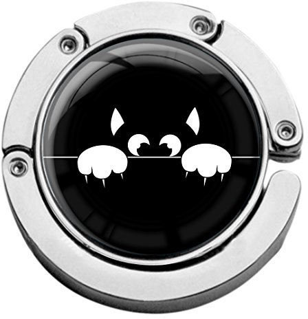 metALUm Taschenaufhänger Handtaschenhalter Katze mit faltbarem Magnetverschluss #2601186