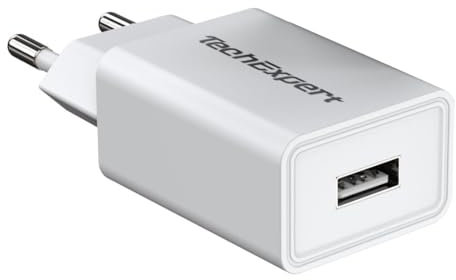 Chargeur Secteur vers USB Blanc 5V 2A Compatible iPhone 7 7Plus, iphone 6 6S 6Plus, Galaxy Note 6, Galaxy S6 S7, Honor 7, Honor 8, Nokia, LG, Huawei, Raspberry Pi 10 Watts