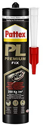 Pattex PRO900 Adhesivo de montaje para interiores y exteriores, pegamento fuerte de agarre inmediato, pegamento extrafuerte resistente al agua con gran poder de relleno, 1 cartucho x 460 g