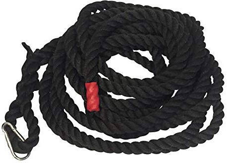 Rope Fit Sled Pull Rope (Black, 1.5 x 50')
