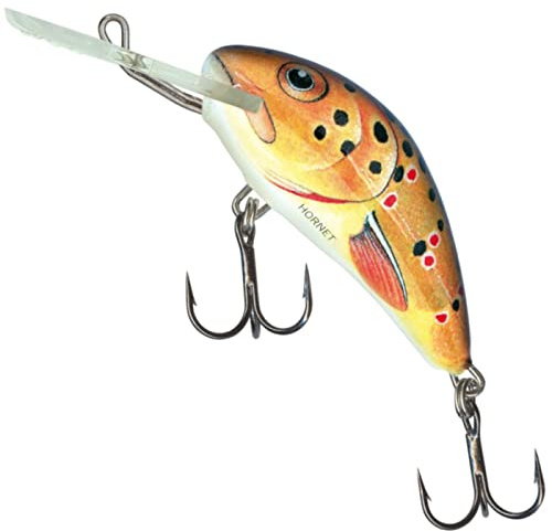 Salmo Hornet Crankbait oder Crank-Köder, Hot Piedistal HP