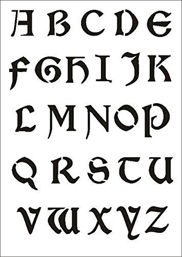 UMR-Design W-644 Font Celtic Wand/Textilschablone Grösse A3