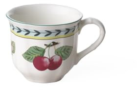 Villeroy & Boch French Garden Fleurence Taza de expreso, 100 ml, Altura 6 cm, Porcelana Premium, Blanco/Colorido