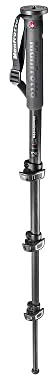 Manfrotto Xpro Photo 4 Section Carbon Fibre Monopod - Black