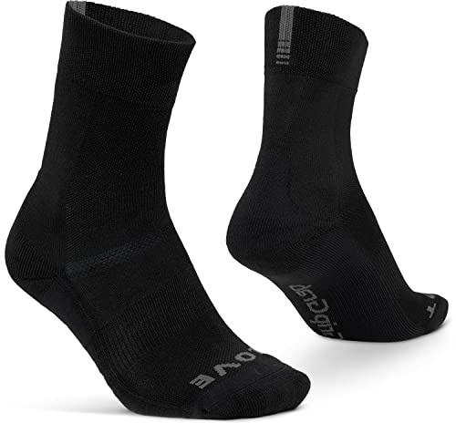 GripGrab Thermo SL Winter Fahrradsocken - Warme Radsport Strümpfe | Thermolite Hohlfaser für Isolation, 19 cm hoher Bund, schnelltrocknend, atmungsaktiv und mit gepolsterter Sohle