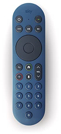 Sky Glass and Sky Stream TV Remote - Ocean Blue