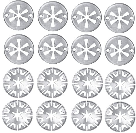 OTTYMO 40 PCS Rondelles de Verrouillage Rapide Rondelles de Serrage en Acier Inoxydable Rondelle Autobloquante Rondelle de Blocage Starlock Argent Rondelles Metal Clips pour Voiture Machine, 30/31mm