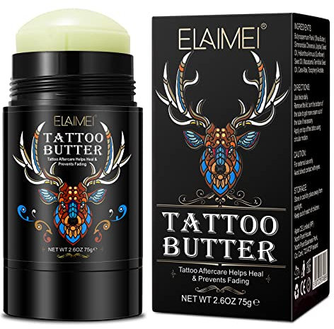 Tattoo Aftercare Butter Balm -Tattoo Betäubungscreme, natürliche und nahrhafte Formel für schnelle Heilung und lang anhaltende Ergebnisse