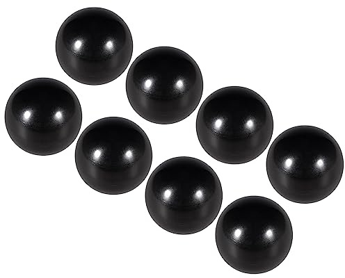CoCud 8Stk Duroplast Kugel Knöpfe M5 Innengewinde Gewinde Plastik Schwarz | 20mm Durchmesser, Metrisch Hand Schraube Griff, Für Drehmaschinen Maschinen Hebel Griff