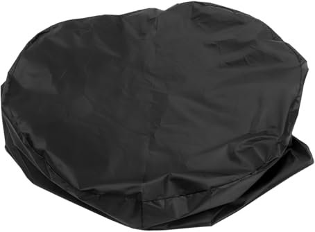 Générique Housse De Meuble 210D Housse De Barbecue pour Barbecue Anti-Pluie Anti-Poussière UV Petite Couverture De Table Ronde Petites Housses De Barbecue Poêle Extérieur Étanche Grilles De