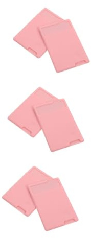 Uonlytech 6pcs Silicone Phone Wallet Card Holder for Cellphone Credit Cards Bags Pocket for Mobile Phone Wallet and Purse