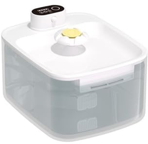 Tomvorks Fontaine d'eau Intelligente pour Animaux de Compagnie, Grande capacité, 3,2 L, Ultra Faible Bruit, 3 Modes, Filtration en 5 étapes, pour Chats et Chiens, Eau Potable Hygiénique