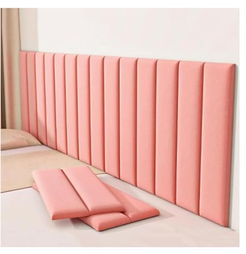 Lot de 12 panneaux muraux acoustiques autocollants et insonorisants, protection anti-collision pour tête de lit pour chambre à coucher, salle de jeux, 70 x 23 cm