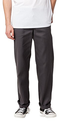 Dickies Men's Flex Work Pant Slim Straight Fit, Charcoal, 32 32
