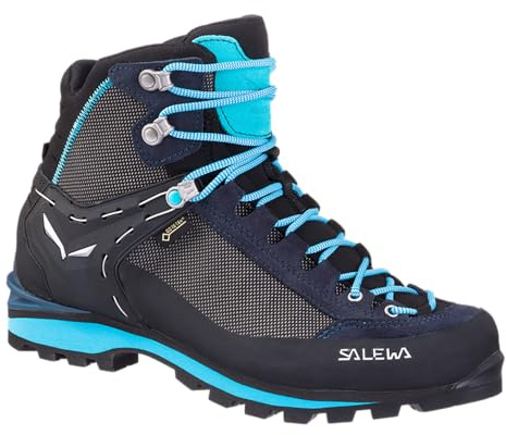 Salewa Crow Gore-Tex Damen Wanderstiefel, Blau, 6.5
