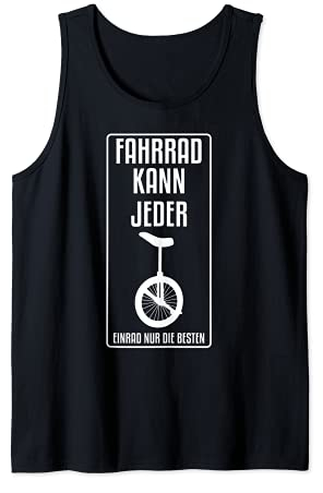 Einrad Fahren Kunststücke Tank Top