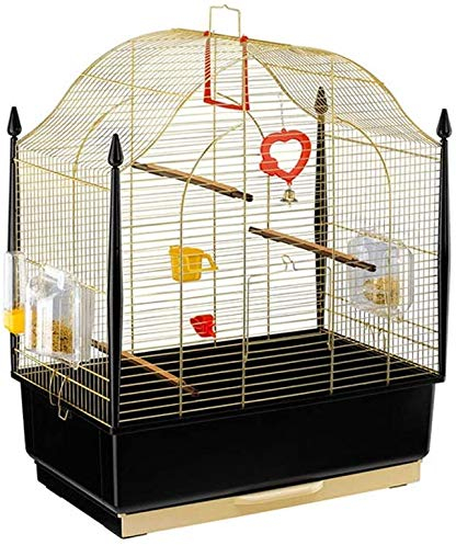 Vogelkäfig Reise Papageienkäfig, Geschenk für Vogelliebhaber Vogelkäfige Vogelkäfig Edelstahl Großer Papagei (A)