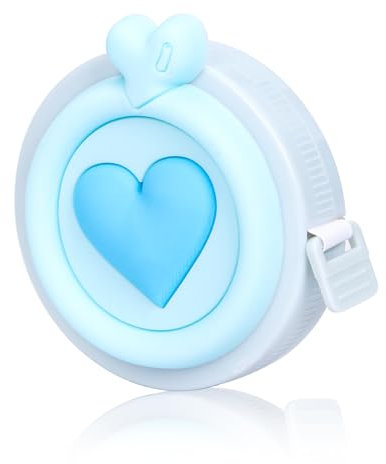 Acooruiteng Maßband Einziehbares Maßband Körper Weich Massband Dauerhaft Massband Körper Doppelseitige Skala Bandmaß Tape Measure zum Messen von Länge Brust Taille