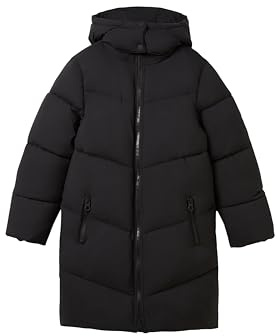 Tom Tailor Mädchen Kinder Longstyle Puffer Wintermantel,29999 - Black, 140