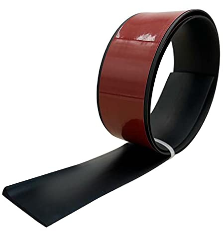 Plinthe Souple de Bande de Transition de Sol, Garniture Flexible, Carreaux Auto-adhésifs, Plans de Travail, Coins muraux, plinthe (Noir 1 m)