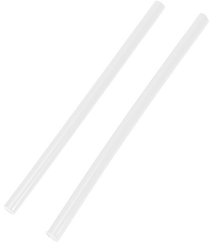 10 Stück Farbige Klebesticks Heißkleber Klebestifte in Farben 7mm X 150mm Geeignet für Gängige Heißklebepistolen (Transparent)