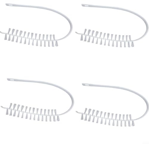 FACAIIO Brosse de nettoyage roulante pour enlever les peluches et la poussière dans le tambour de la machine à laver, brosse de nettoyage de machine à laver brosses en nylon (4 pièces)