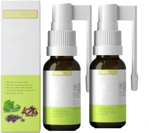 Spray per sollievo da acufene, spray per sollievo dall'acufene, sollievo per acufene per orecchie che ronziano, inalatore per acufene (2 pezzi)
