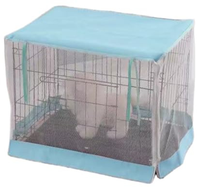 LOJAX Gabbia per zanzariera per Animali Domestici, Gabbia per Cani Traspirante, Copertura per Gabbia per Gatti, zanzariera Adatta per Animali di Piccola e Media Taglia, Gabbia Non Inclusa