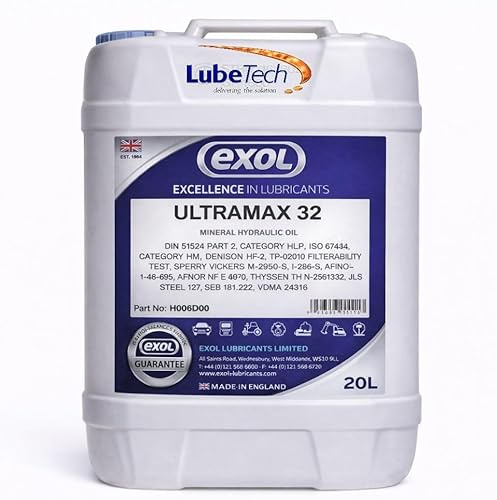EXOL PREMIUM HYDRAULIC OIL 32 HIGH SPEC FLUID 20 Ltr