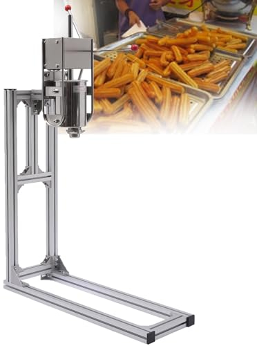 ZHIXUMM Latin Fruit Churro Jam Filling Machine, Commercial 3l,5l,7l Stainless Steel Manual Operated Spanish Donuts Dessert Filler Filling Machine With 4 Nozzles For Kitchen Restaurant,5L