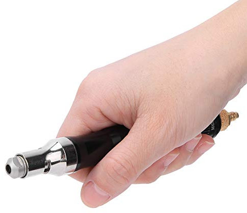 Pneumatischer Gravierstift mit 65.000 U/min, Hochgeschwindigkeits-Schleifstift mit Schalldämpferrohr, Geradem Griff, Bohrfuttergröße 3 Mm Zum Gravieren, Polieren