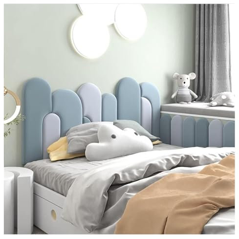 3D-Kopfteil zum Abziehen und Aufkleben, für Schlafzimmer und Spielzimmer, selbstklebende Wandpolsterung (150 cm)